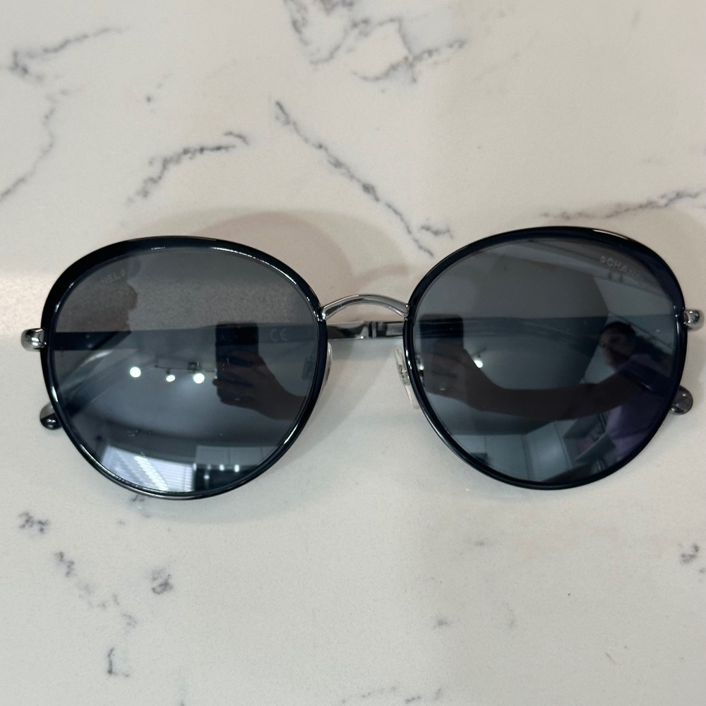 Chanel 4206 round mirror sunglasses